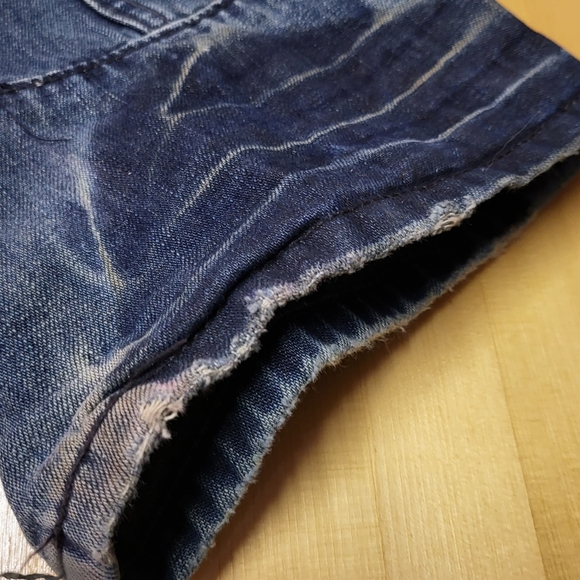 Armani Exchange Distressed Cargo Jeans 30Wx28L Blue - Picture 7 of 16